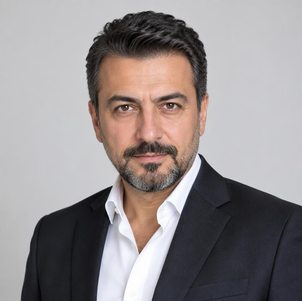 Turkish businessman portrait, spokesperson coach