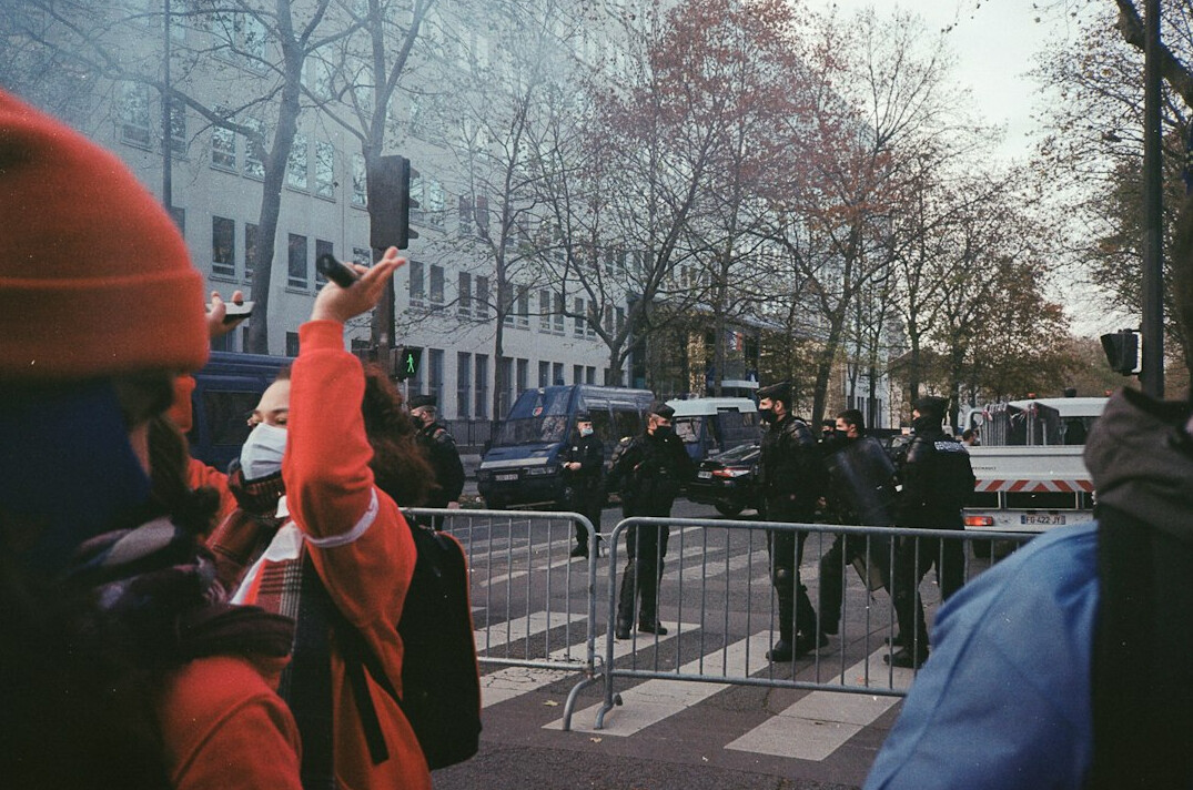 Broadcast director giving instructions during a live TV crisis moment